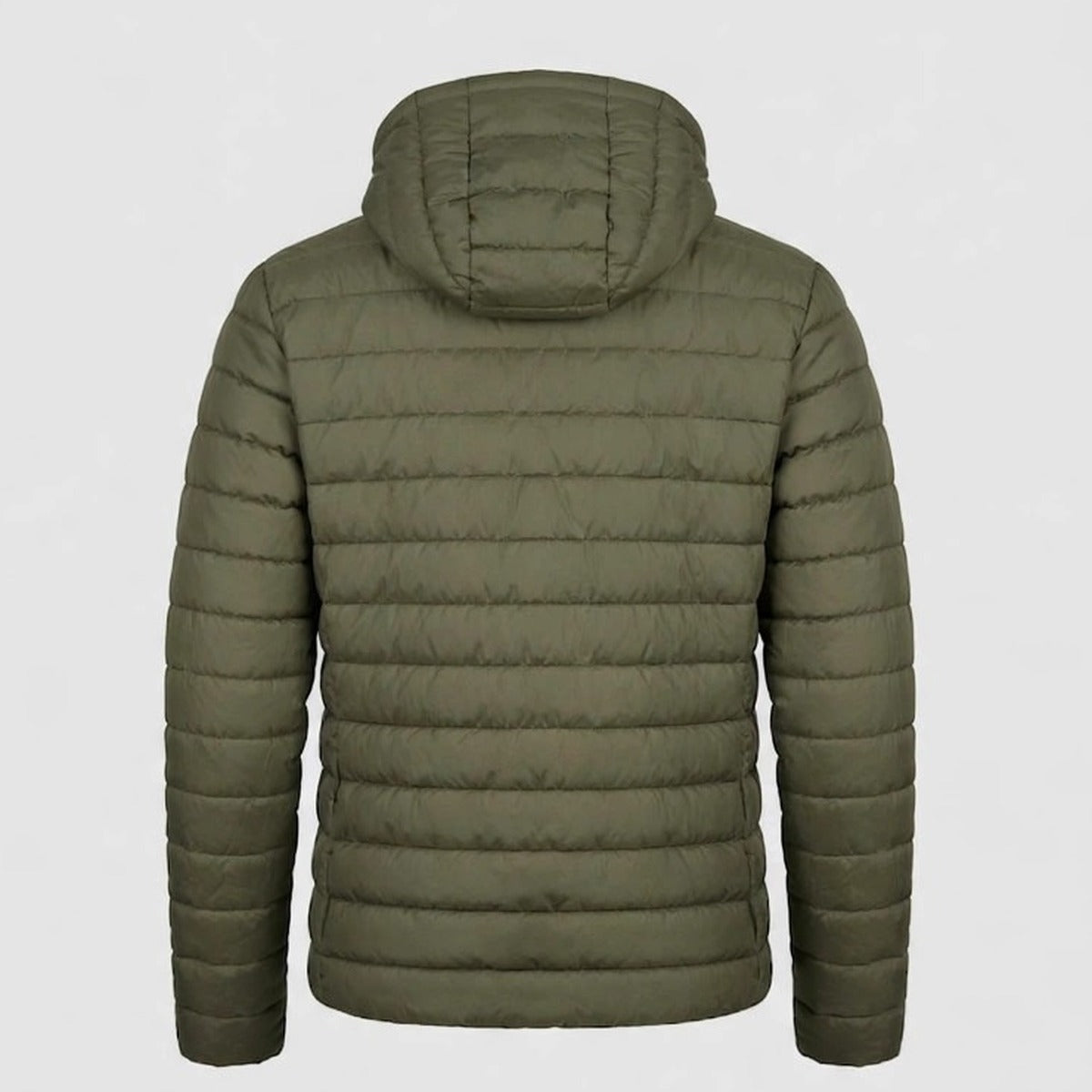 Vellor Hooded Puffer Olive, back view