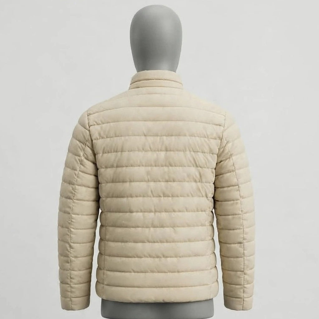 Vellor Lightweight Puffer Beige, back view