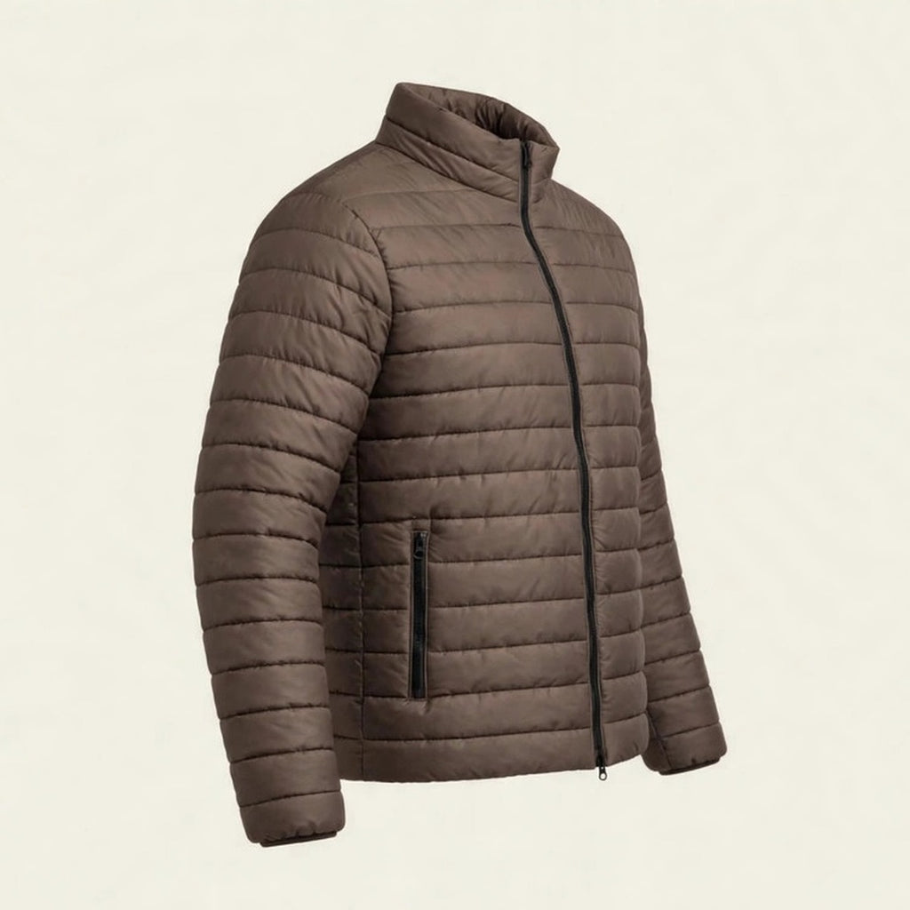 Vellor Lightweight Puffer Brown, side view