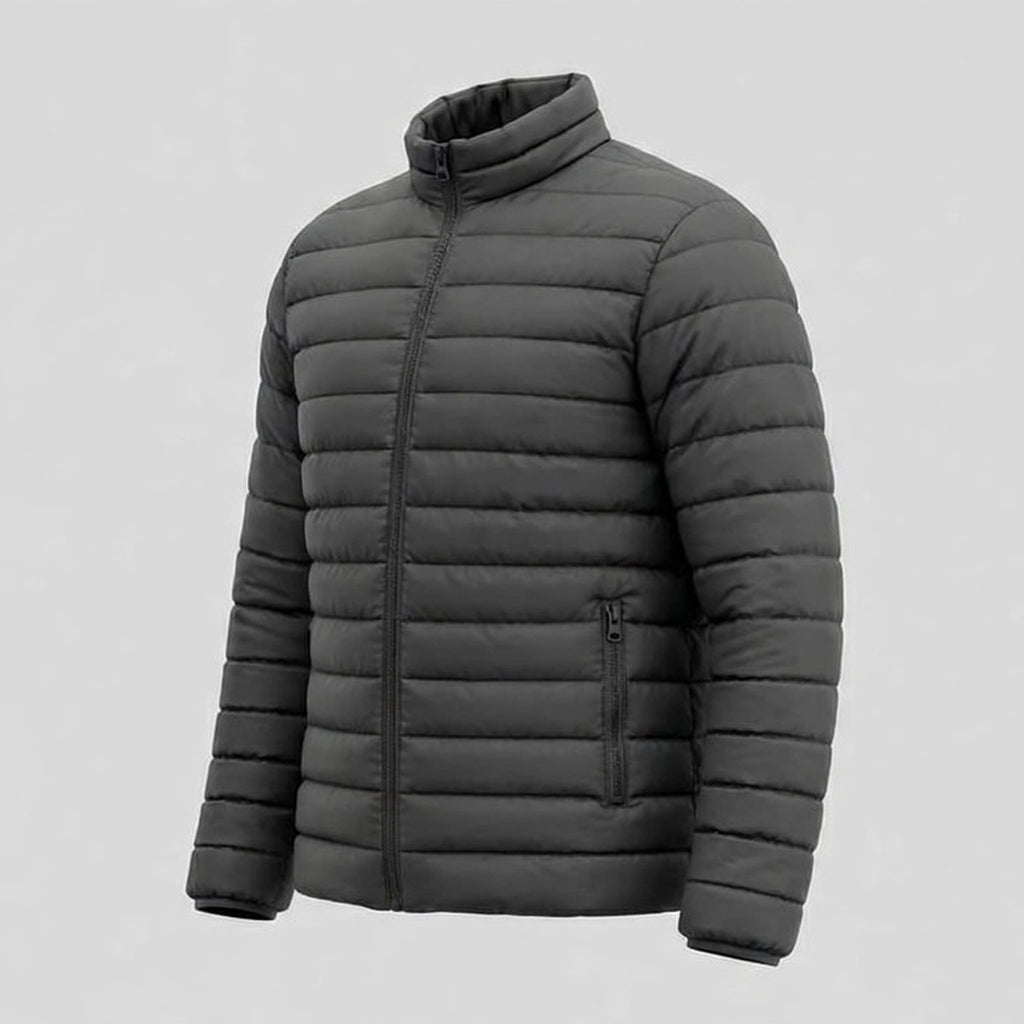 Vellor Lightweight Puffer Charcoal, side view