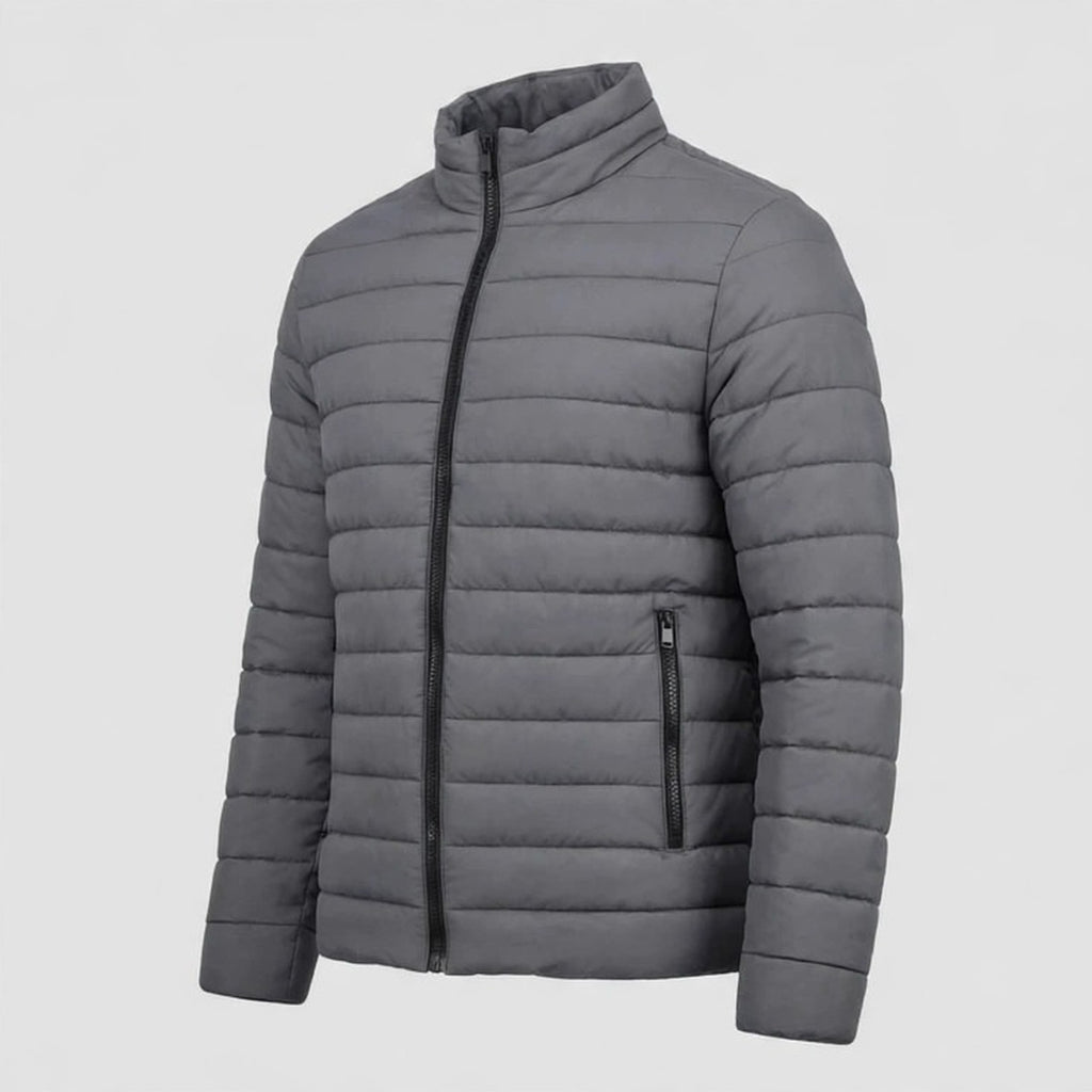 Vellor Lightweight Puffer Grey, side view