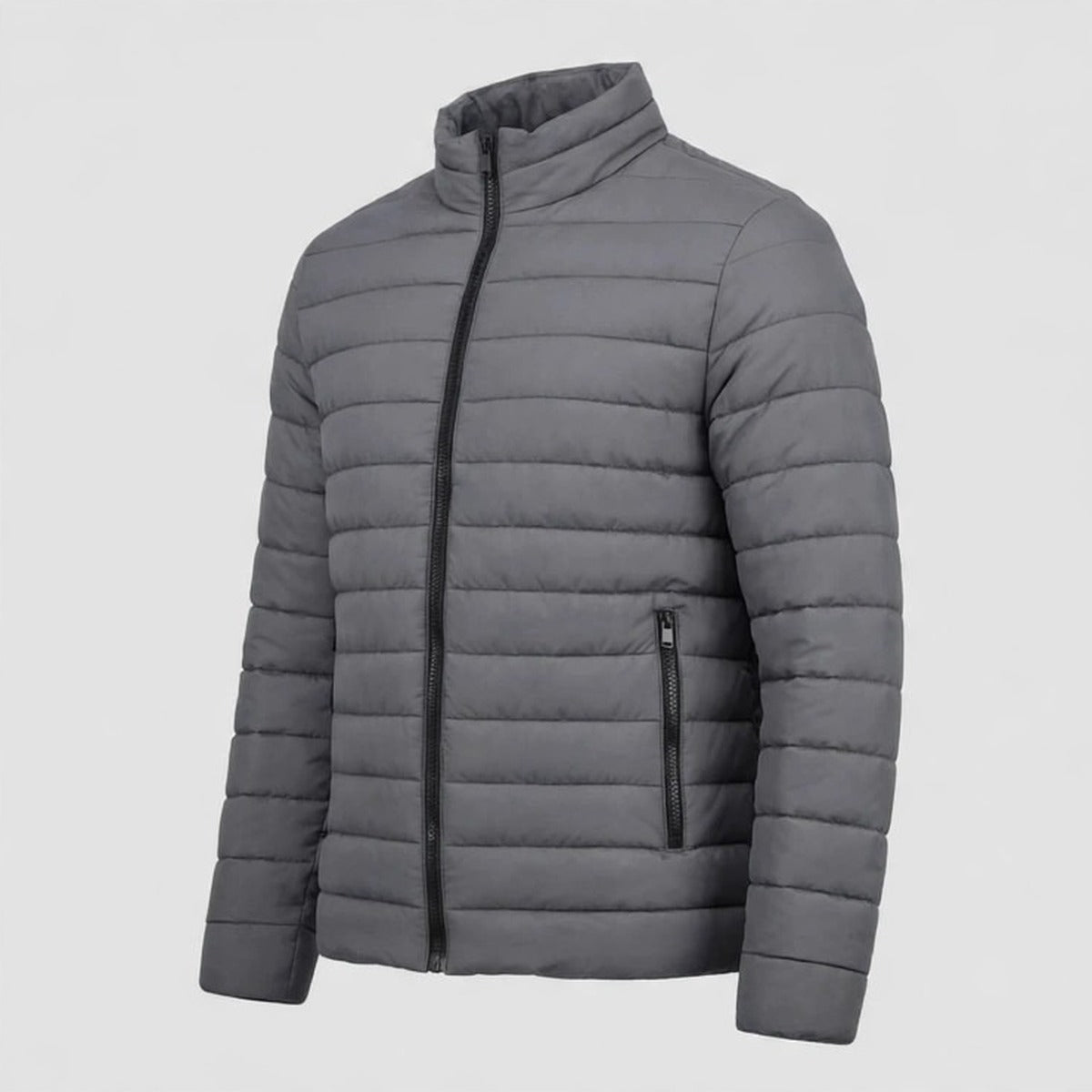 Vellor Lightweight Puffer Grey, side view