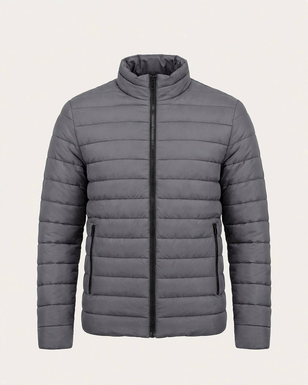 Vellor Lightweight Puffer Grey, front view