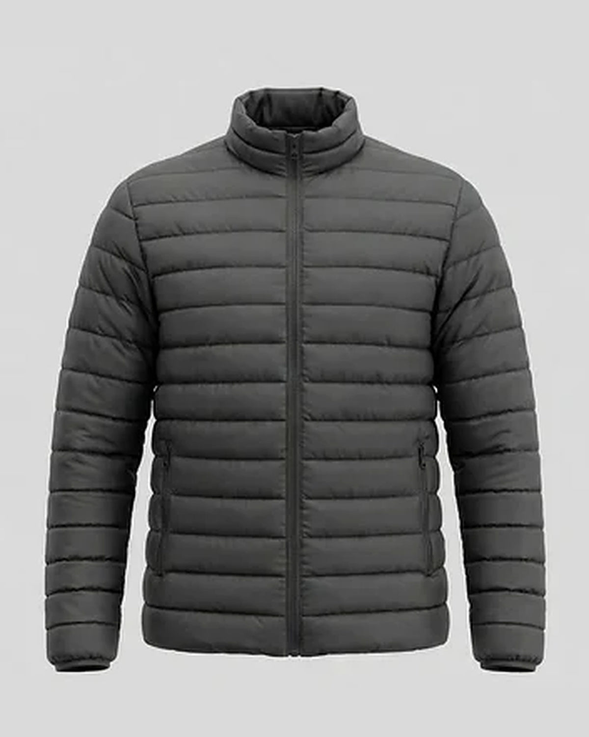 Vellor Lightweight Puffer Charcoal, real product photo