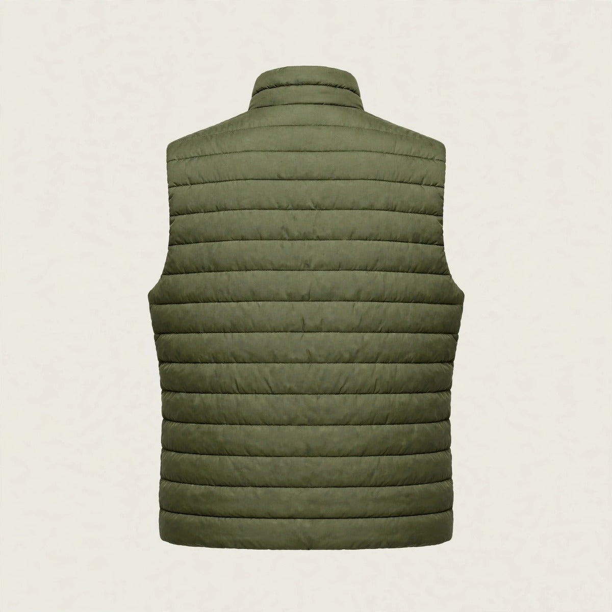 Vellor Puffer Vest Olive, back view